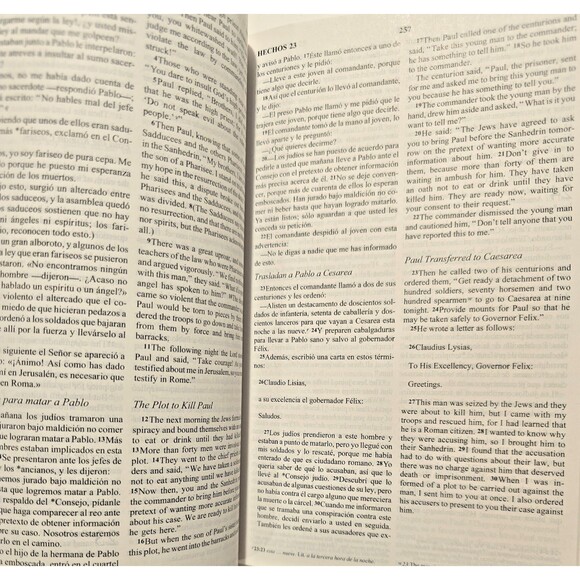 Spanish/English Parallel New Testament Psalms Proverbs – Zondervan – Faithcore - Picture 8 of 9
